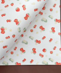 🍓 A4 wrapping paper 10P"strawberry"