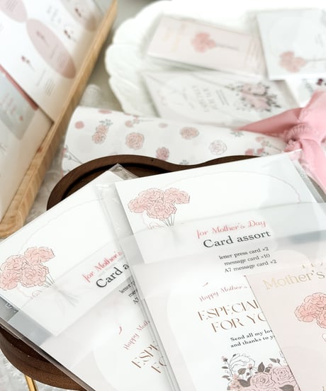 🌹【数量限定】"for mother's day" card assort
