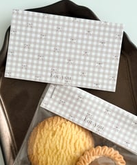 🎀"for you”message card/header 10P
