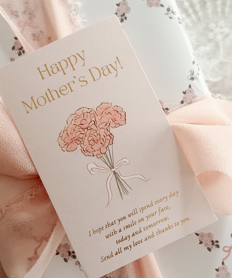 🌹letterpress message card 10P