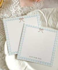 🎀【10.5cm】square card10P