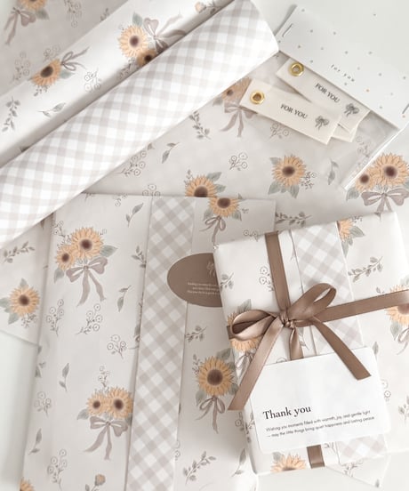 🌻🎀 reversible A4 paper
