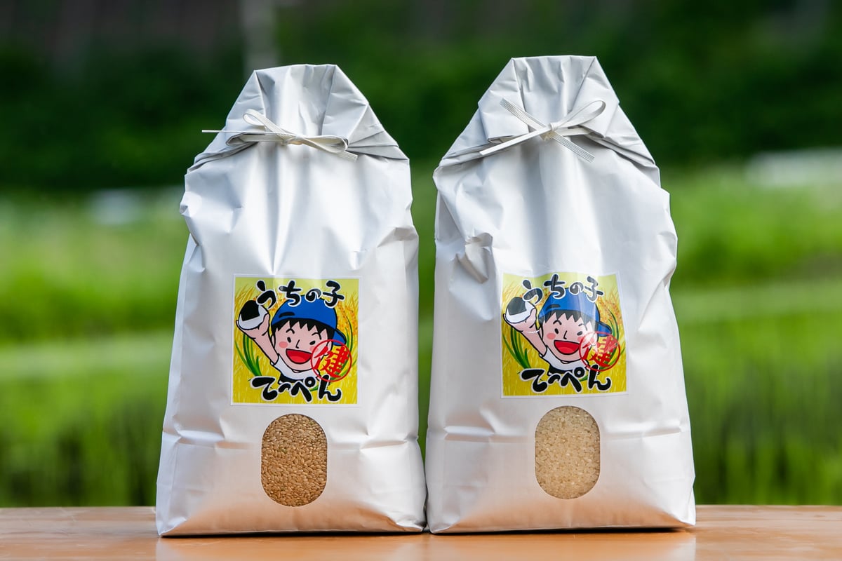 令和7年度産 うちの子てっぺん 【健】 玄米／白米10kg | 大阪能勢