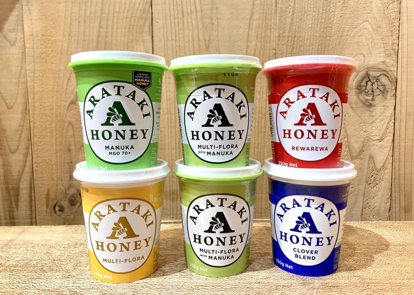アラタキ『 マヌカハニー 250g 5個セット』ニュージーランドで定番人気！ アラタキ『 マヌカハニー 250g 5個セット』ニュージーランドで定番人気