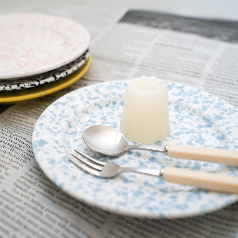 マーブル柄 ケーキプレート | 우리