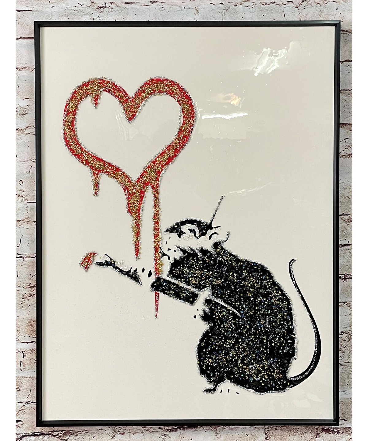 水晶絵 BANKSY バンクシー KH284A | (株)家具マーケット 水晶絵 BANKSY バンクシー KH284A | (株)家具マーケット
