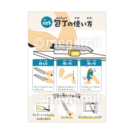 使い方ポスター高学年向け/4点セット