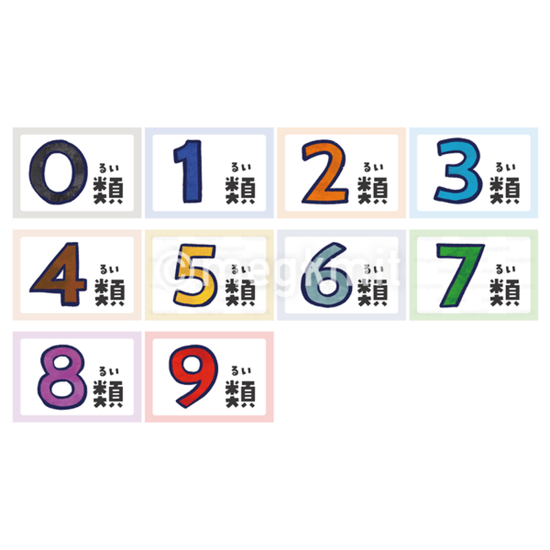 日本十進分類（NDC）サイン1次区分10点セット | megkmitの学校