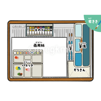 絵の具の机上配置ポスター６点セット