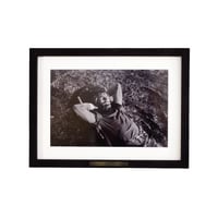 Harding after the first ascent of the Down Wall. 1970.