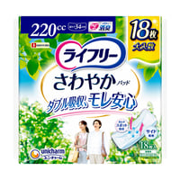 ﾗｲﾌﾘｰ さわやかﾊﾟｯﾄﾞ 220cc　1ｹｰｽ/18枚×12袋