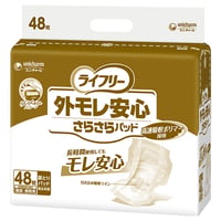 ﾗｲﾌﾘｰ 外ﾓﾚ安心さらさらﾊﾟｯﾄﾞ　1ｹｰｽ/48枚×4袋