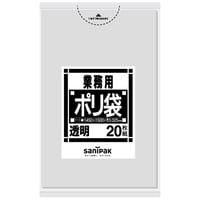 ｻﾆﾊﾟｯｸごみ袋10-15L N-13　透明/20枚入り
