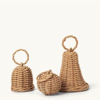 【ferm LIVING】Braided Bell Baubles - Set of 3