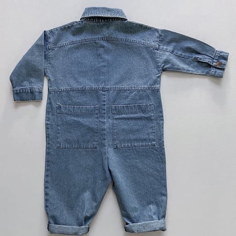 【THE SIMPLE FOLK】 The  Denim Boiler Suit