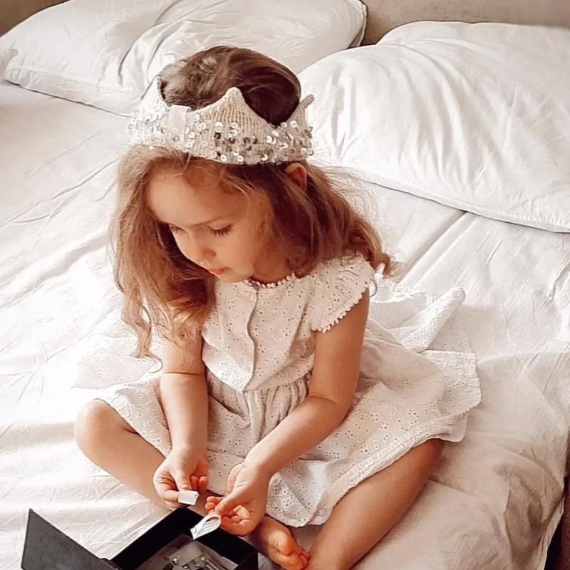 dasha Dasha Petrenko】Knit Crown spangle | Aarre