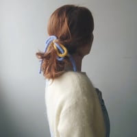 【minik】CORDON MOHAIR PACK /AZUL AMARILLO