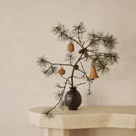 【ferm LIVING】Braided Bell Baubles - Set of 3