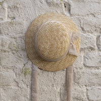 【FROUFROU kids】 THE CLASSIC CANOTIER HAT /PLAIN IVORY