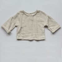 【THE SIMPLE FOLK】 The Button Back Top