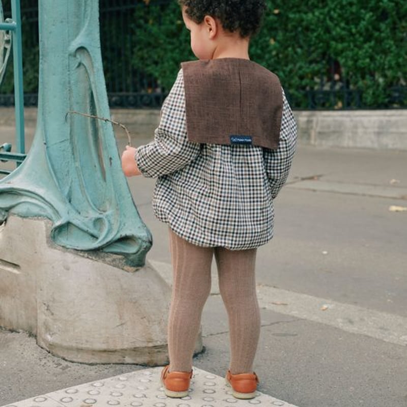 予約販売 【Maison Marelle】 Romper CAMBON brown colla