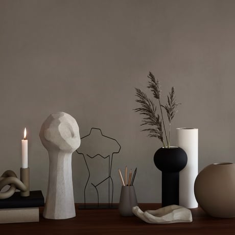 【COOEE Design⠀】Pillar Vase-black