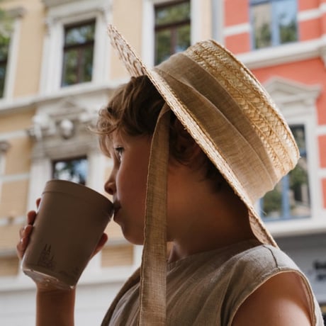 【FROUFROU kids】THE CLASSIC CANOTIER HAT /Sand