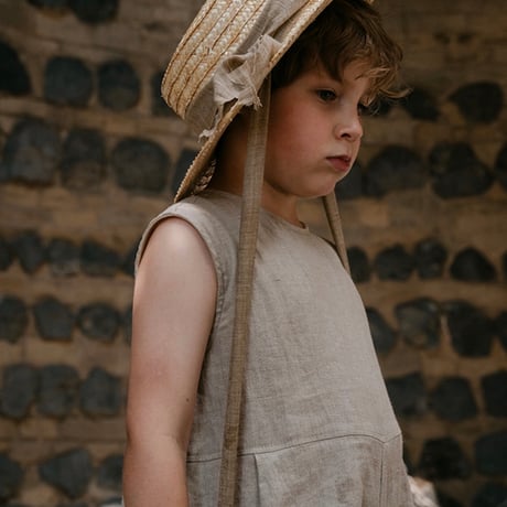 【FROUFROU kids】THE CLASSIC CANOTIER HAT /Sand