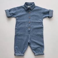 【THE SIMPLE FOLK】 The  Denim Boiler Suit