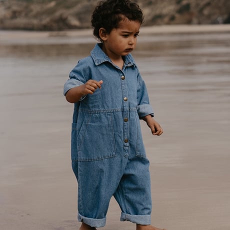 【THE SIMPLE FOLK】 The  Denim Boiler Suit