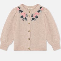 【Fliink】STAR ALPACA EMBROIDERED CARDIGAN