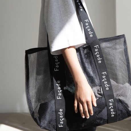 【 Façade】 facade toteBag black