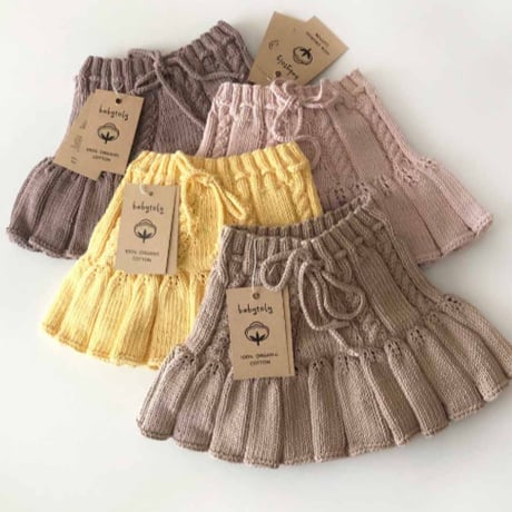 【新品】baby toly ivy skirt ニットスカート　スケポン風 新品】baby toly ivy skirt ニットスカート スケポン風 - メルカリ