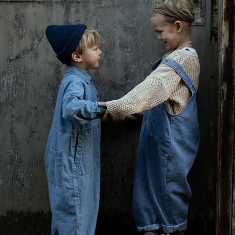 【THE SIMPLE FOLK】 The  Denim Boiler Suit