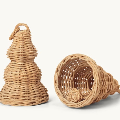 【ferm LIVING⠀】Braided Bell Baubles - Set of 2