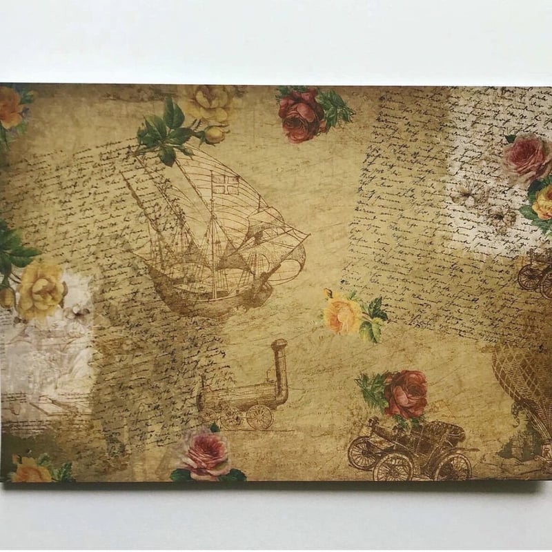 d-772】デザインペーパー どろくさい