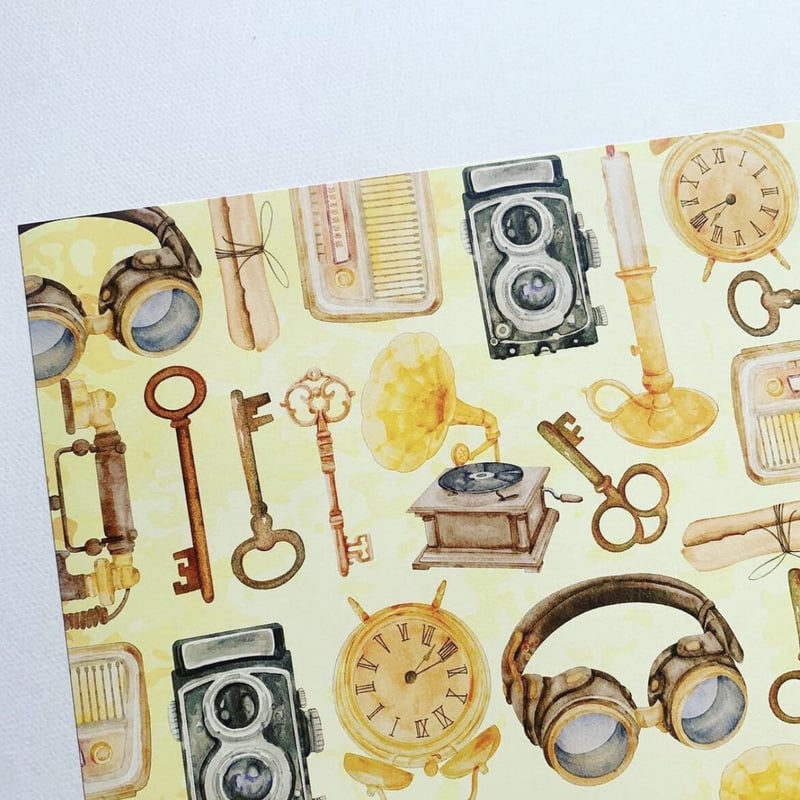 デザインペーパー✳︎アンティークグッズ | amourpaperSTORE