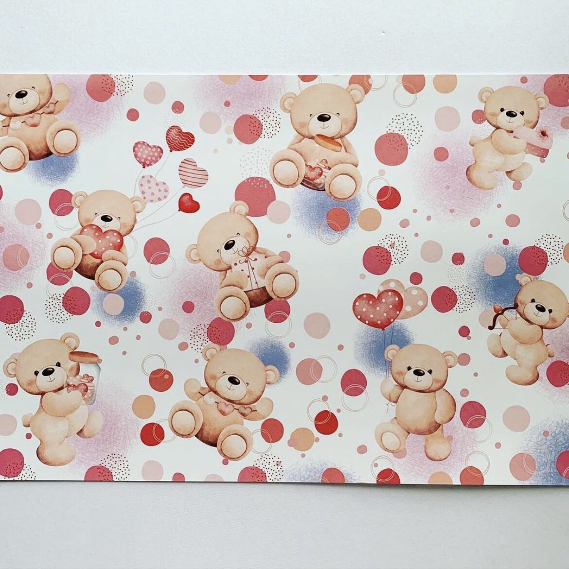 デザインペーパー✳︎クマハート | amourpaperSTORE