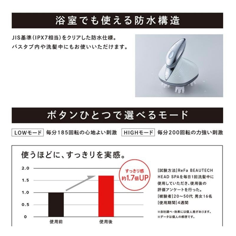 リファビューテック ヘッドスパ ホワイト | wistim's STORE