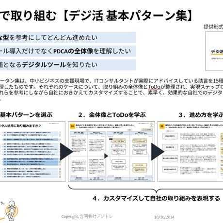 デジタル経営の自主トレツールのご紹介　＜PDF＞