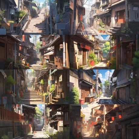 【背景素材】住宅180枚[2:1](市街地,街なか,家,道)
