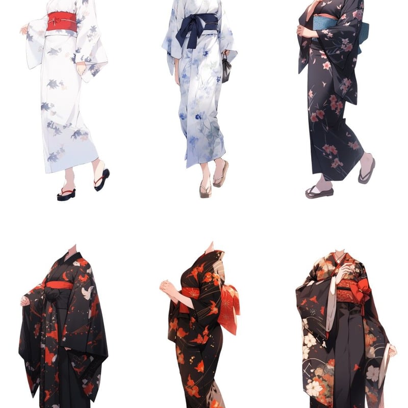 透過素材】和服/女性50枚(立ち絵作成用・着物、浴衣、袴、日本 透過素材】和服/女性50枚(立ち絵作成用・着物、浴衣、袴、日本