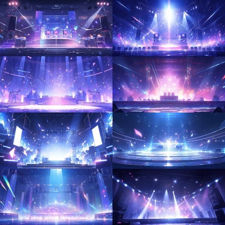 【背景素材】ステージ100枚[2:1](コンサート、ミュージシャン、アイドル、バンド、舞台、PV、TV番組)