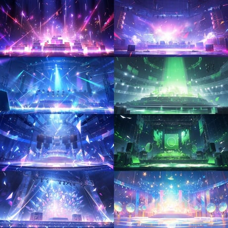 【背景素材】ステージ100枚[2:1](コンサート、ミュージシャン、アイドル、バンド、舞台、PV、TV番組)