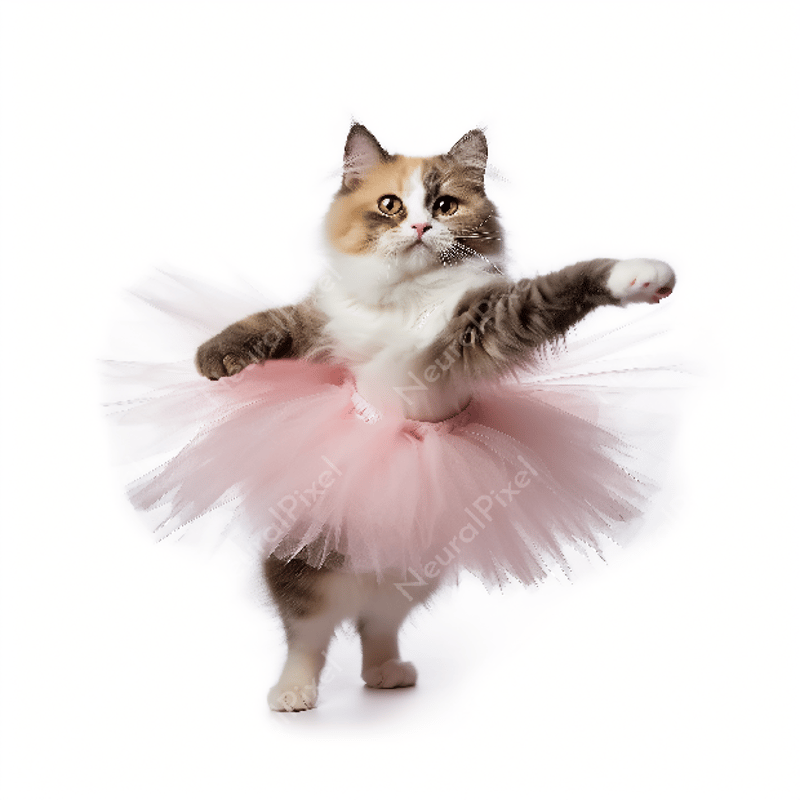 猫人シリーズ〜バレリーナのネコ | NeuralPixel［商用利用が可能な画像