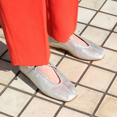LACE UP BALLET【SLV】/ SUI
