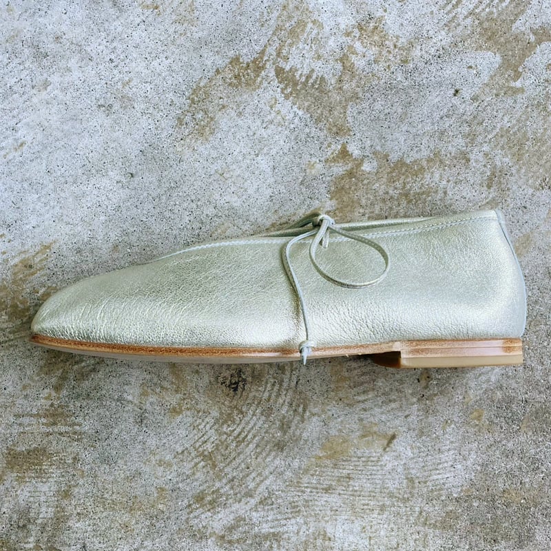 【セール】SUI レースアップ バレエシューズ シルバー LACE UP BALLET【SLV】/ SUI | SUI(スイ)公式通販サイト