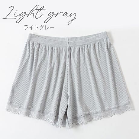 ペチパンツ レース リブ【CL022】