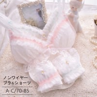 ノンワイヤーブラジャー＆ショーツセット【CL1011】