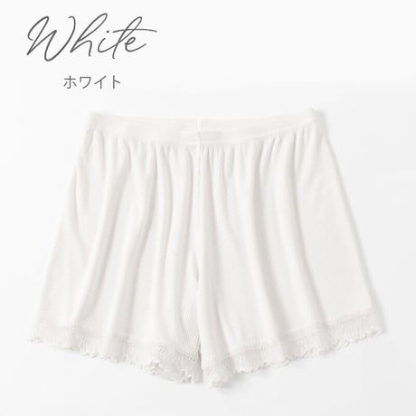ペチパンツ レース リブ【CL022】